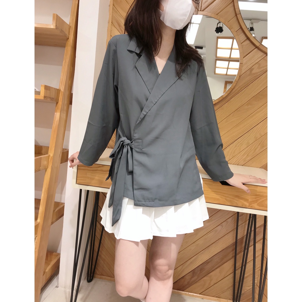 Áo vest buộc vạt chéo ( kèm ảnh thật shop chụp) | BigBuy360 - bigbuy360.vn