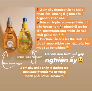 Dầu dưỡng tóc Garnier Argan Ultra Doux