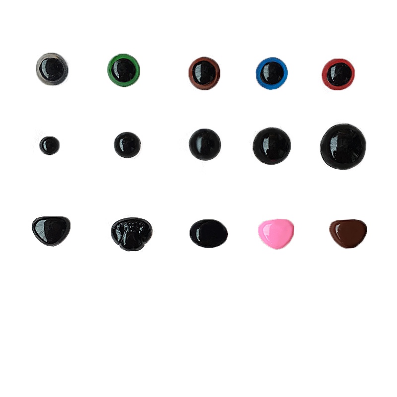 Bộ 560 Mắt Nhựa 6-14mm Cho Gấu Bông Mềm