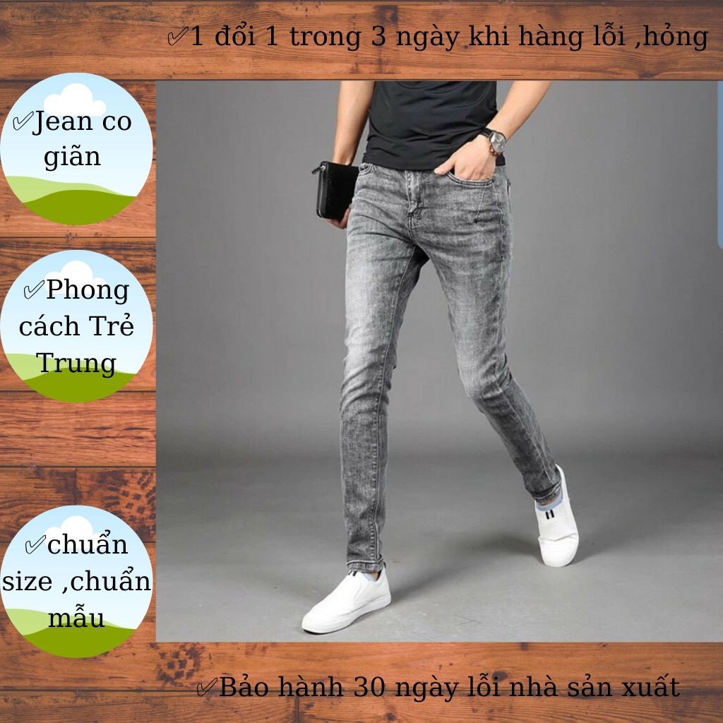 Quần Jean Nam Chất Bò Cao Cấp AD0073TG NHIỀU MẪU MỚI CO GIÃN PHONG CÁCH SOÁI CA (44_70KG)