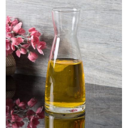 Bộ 2 bình rót rượu, chai đựng nước, lọ thủy tinh dung tích 250 ml - Made in Italy