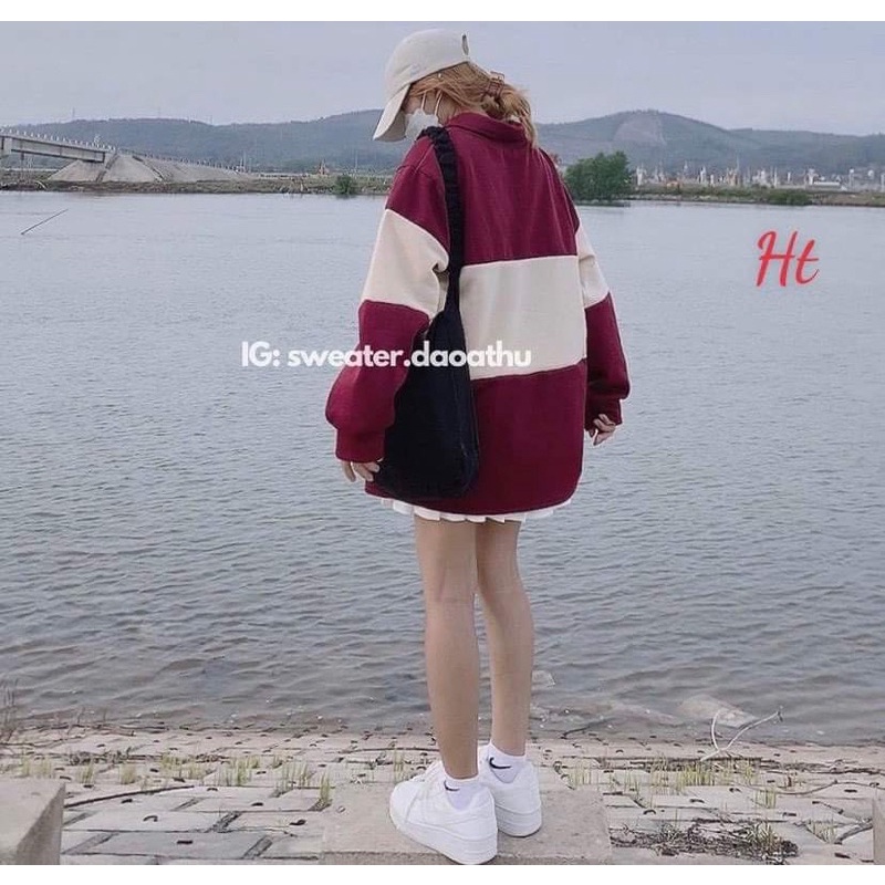 Áo polo nỉ đỏ Envi H26 | BigBuy360 - bigbuy360.vn
