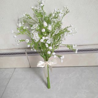 Bó hoa baby  cầm tay  chụp  hình