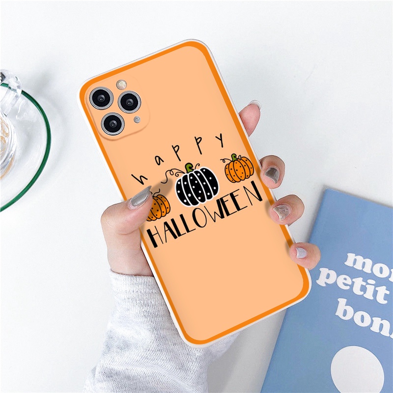 Ốp lưng iphone bí ngô Halloween cạnh vuông iphone 6/6plus/7/7plus/8/8plus/x/xr/xs/11/12/13/14pro/max/promax tr440