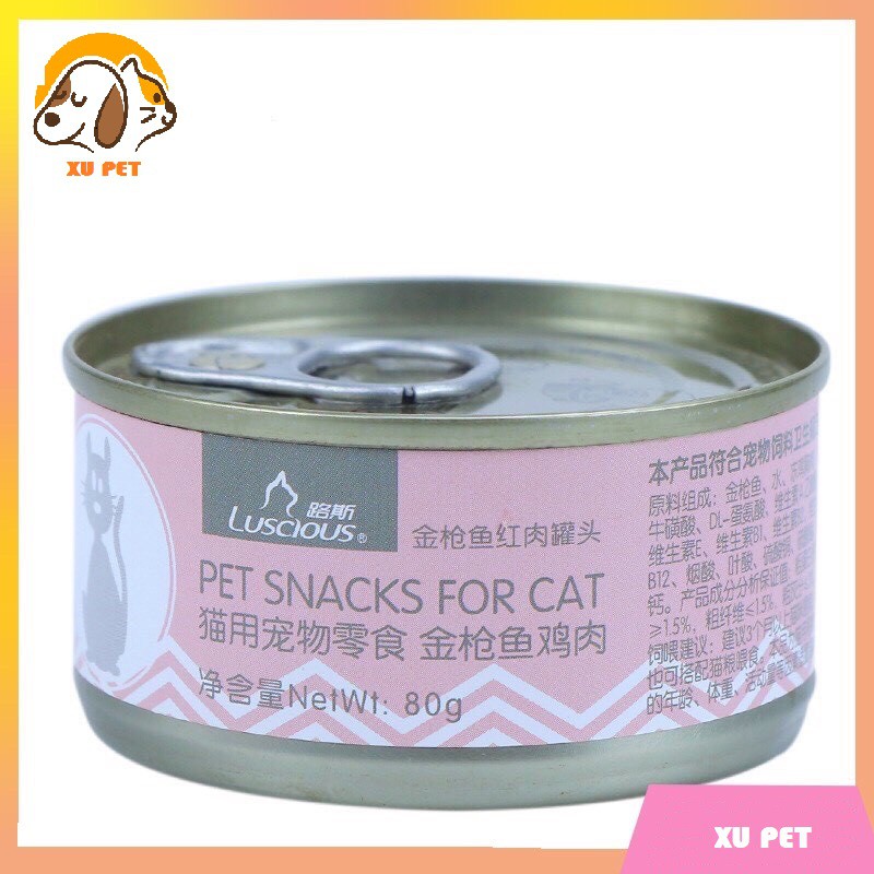Pate Cá Ngừ Cho Mèo Đóng Hộp Sẵn Tiện Lợi