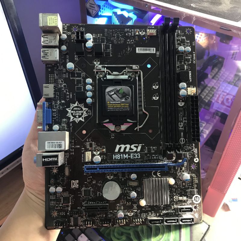 Main MSI H81M-E33 Zin Cũ