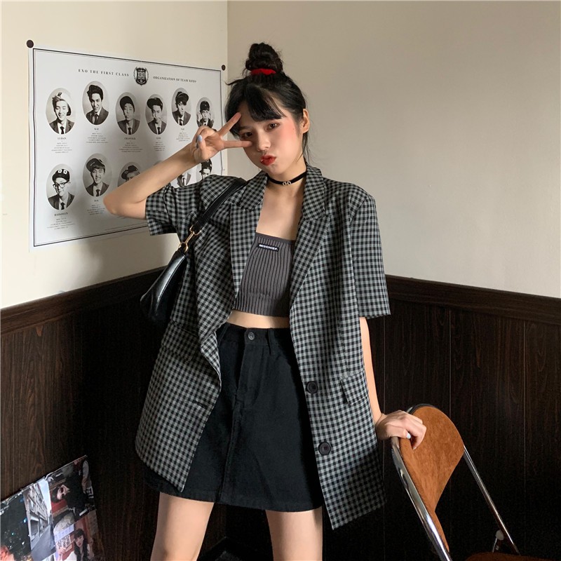 Áp vest tay cộc kẻ cá tính (Hàng order) | BigBuy360 - bigbuy360.vn