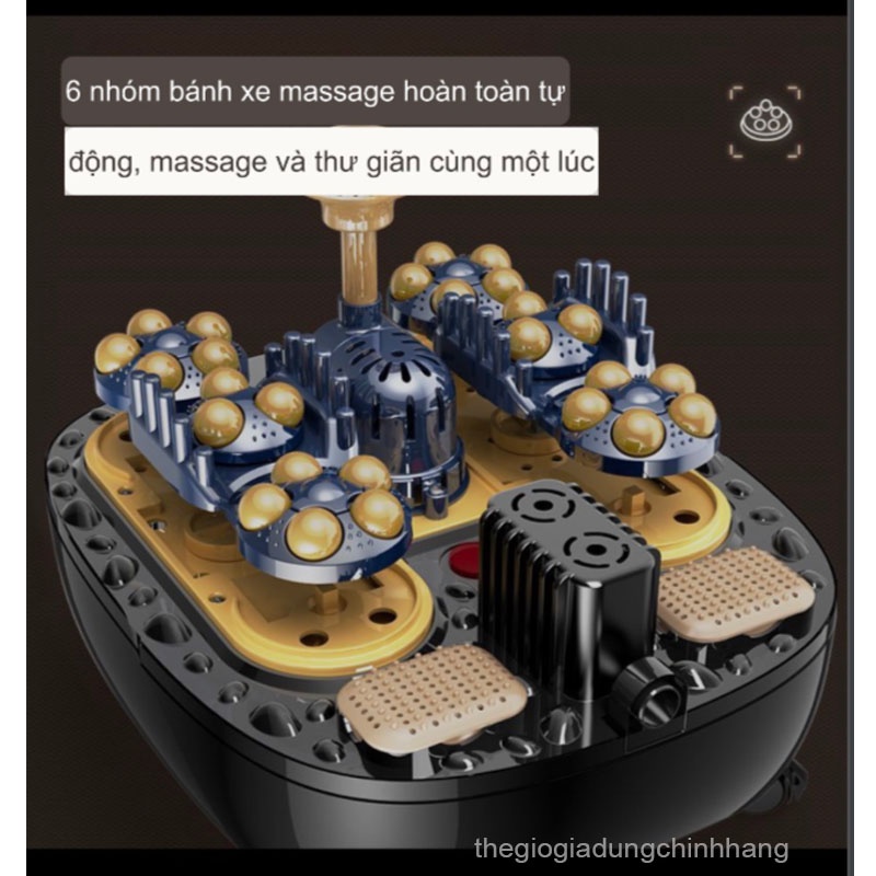 Bồn ngâm chân Massage tự động cao cấp, bồn ngâm chân cùng thảo an toàn và hiệu quả