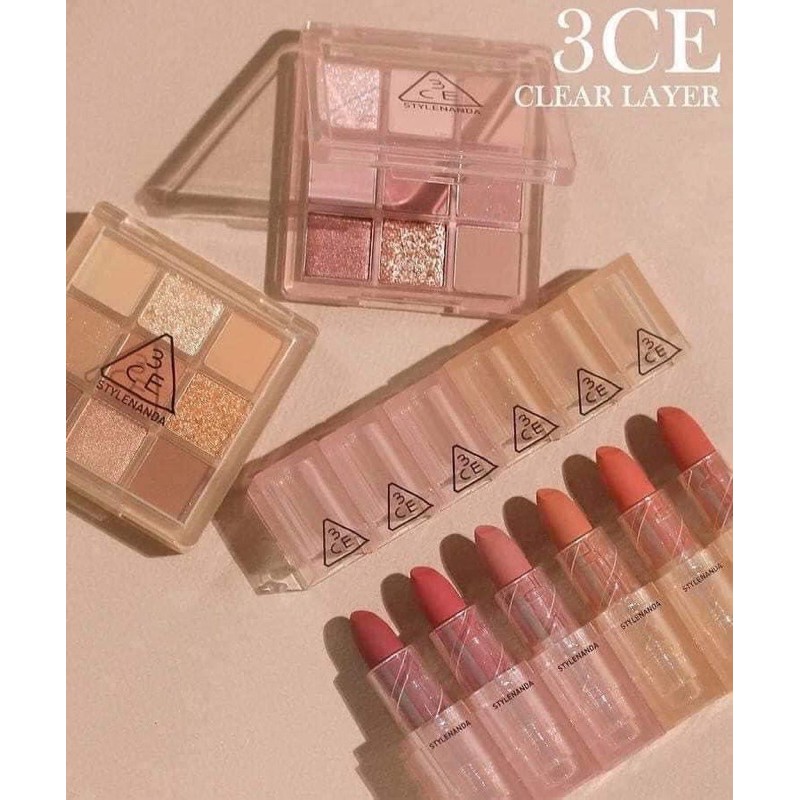 Son Thỏi 3CE Soft Matte Vỏ Trong Lipstick Mới Warm &amp; Cool [ Hàng Sẵn] [Chính Hãng]