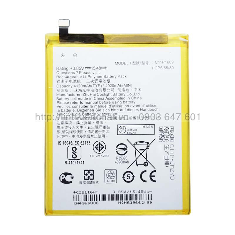  Pin Asus Zenfone 4 Max X00HD ZC520KL 4100mAh Zin - Hàng nhập Khẩu
