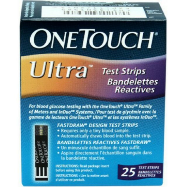 Que Ultra thử đường huyết OneTouch Ultra ( test tiểu đường One Touch Ultra)