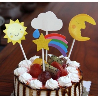 Tem cắm bánh kem cực dễ thương nhiều chủ đề