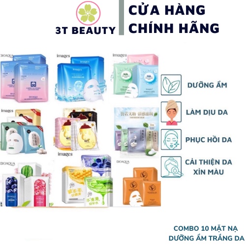 Combo 10 mặt nạ dưỡng da cấp ẩm Nội địa Trung