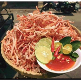 Mực sợi hấp nước dừa 500g
