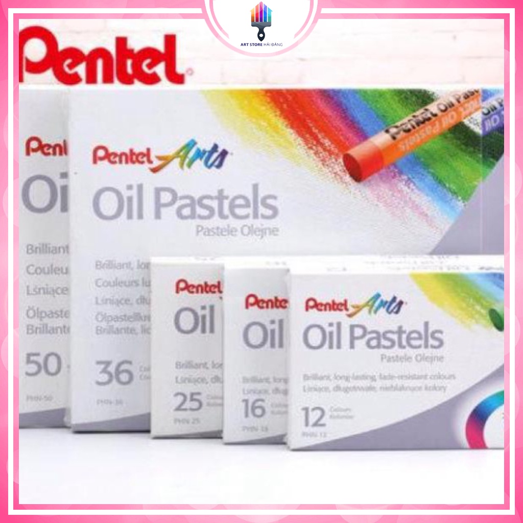 SÁP DẦU PENTEL BỘ 50 CÂY-PHN-50