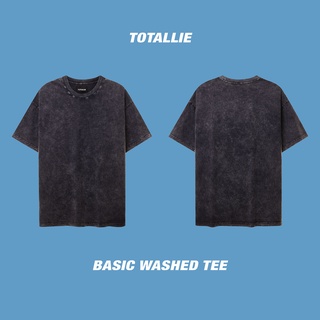Áo thun trơn basic washed tee