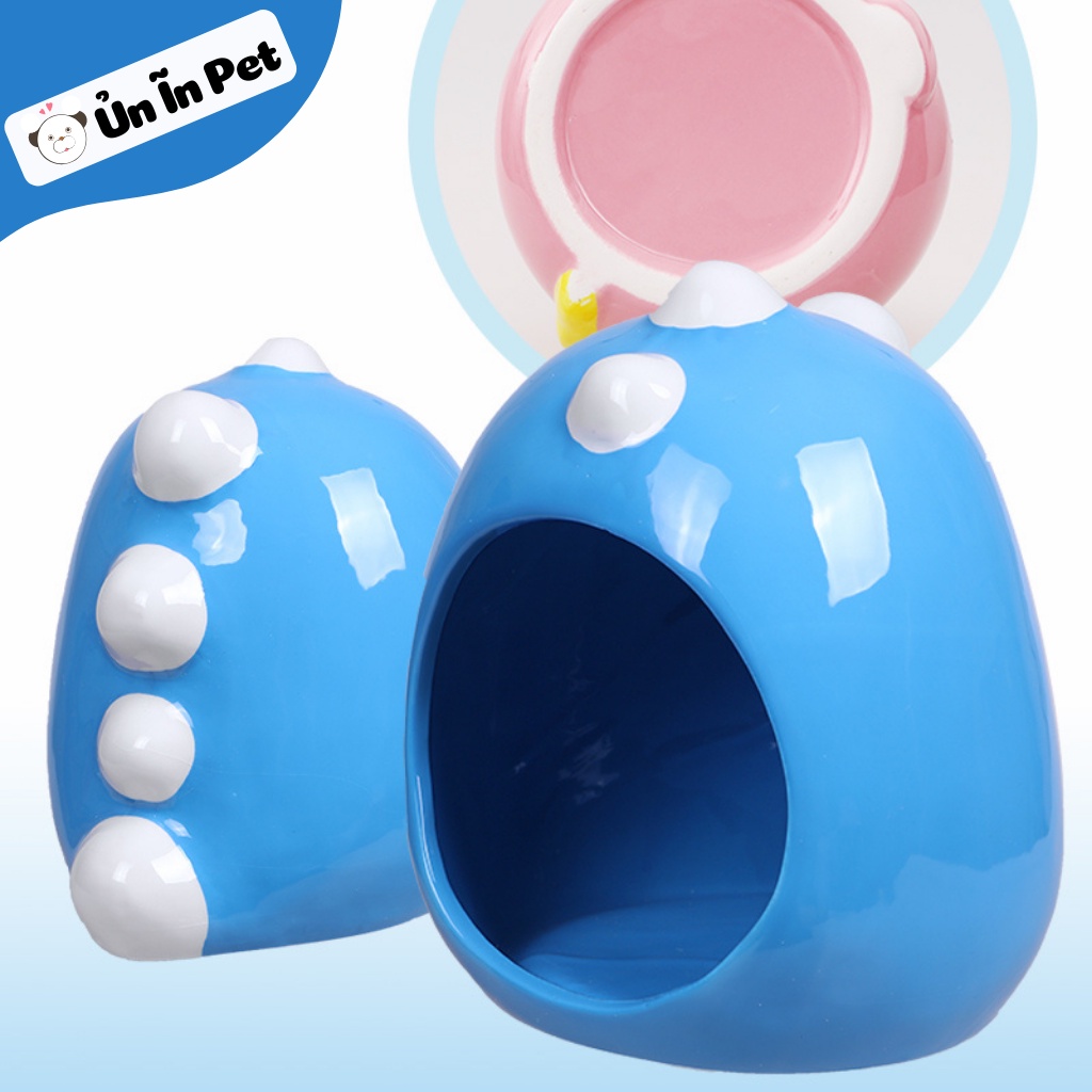 Nhà sứ hamster KHỦNG LONG [LỚN] siêu mát, dễ thương