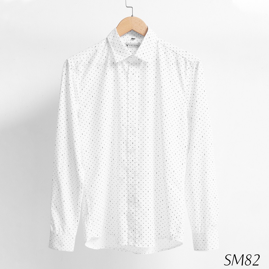 [Mã FAMALLT5 giảm 15% đơn 150K] Áo Sơ Mi Nam Họa Tiết Dài Tay Lịch Lãm Trẻ Trung VICERO | BigBuy360 - bigbuy360.vn