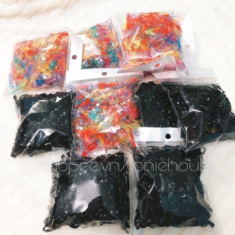Thun cột tóc nữ đa năng tiện dụng gói 50g, 100g