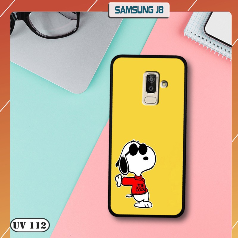Ốp lưng điện thoại Samsung Galaxy J8 - lưng nhám viền dẻo