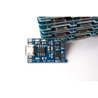 Mạch Sạc Pin Lithium - Li-ion - 18650 TP4056 Có Bảo Vệ Pin