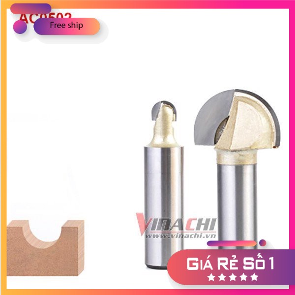 MŨI SOI BÁN NGUYỆT NGANG AC0502 CỐT 6,35MM. - 1 MŨI