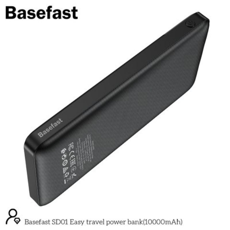 Sạc dự phòng 10000 mAh BF DESIGN BF-SD01 Sạc nhanh 10W - Hàng Chính Hãng - Bảo hành 12 tháng