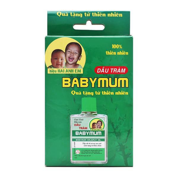 QUÀ TẶNG THIÊN NHIÊN] Dầu Tràm Babymum - 22ml/ chai | Shopee Việt Nam