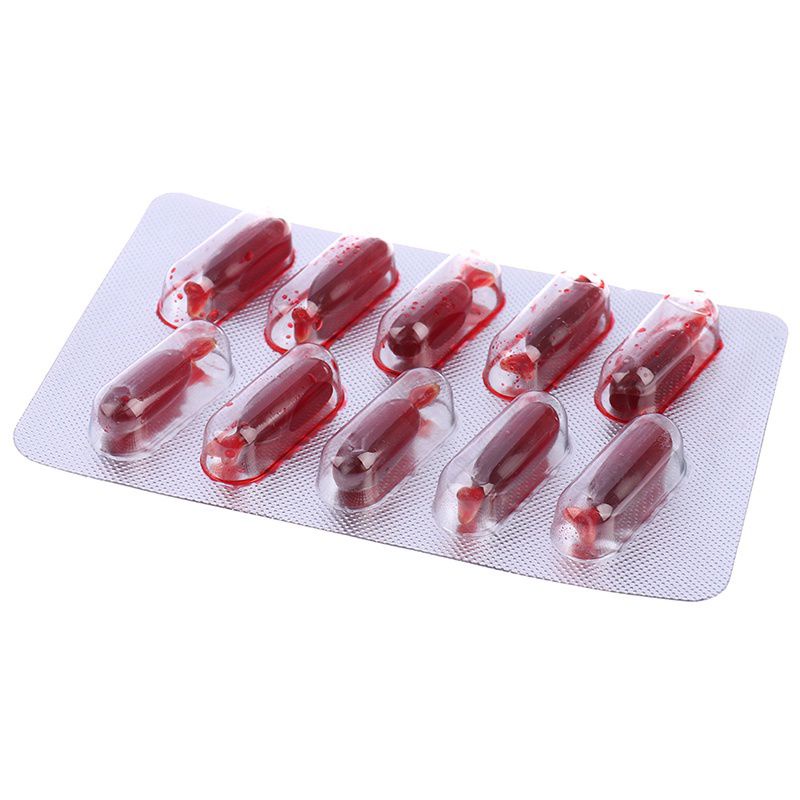 Phẩm màu đỏ hóa trang dạng viên nhộng - viên cắn fake blood hóa trang, cosplay | BigBuy360 - bigbuy360.vn