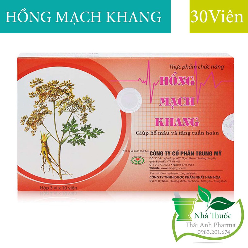 Hồng Mạch Khang - Xua Tan Nỗi Lo Huyết Áp Thấp