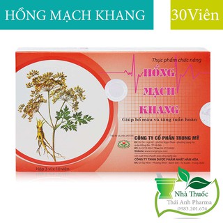 Hồng mạch khang - xua tan nỗi lo huyết áp thấp