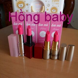 Son không chì Kensu màu Hồng baby.