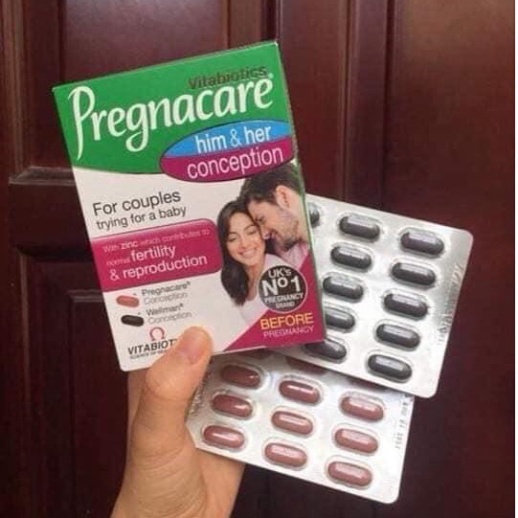 Vitamin Pregnacare Him and Her Conception tăng khả năng thụ thai - UK