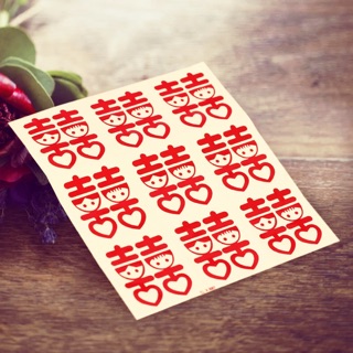 *CHỮ HỶ DÁN TRÁI CÂY < 9 CHỮ > - MÂM QUẢ