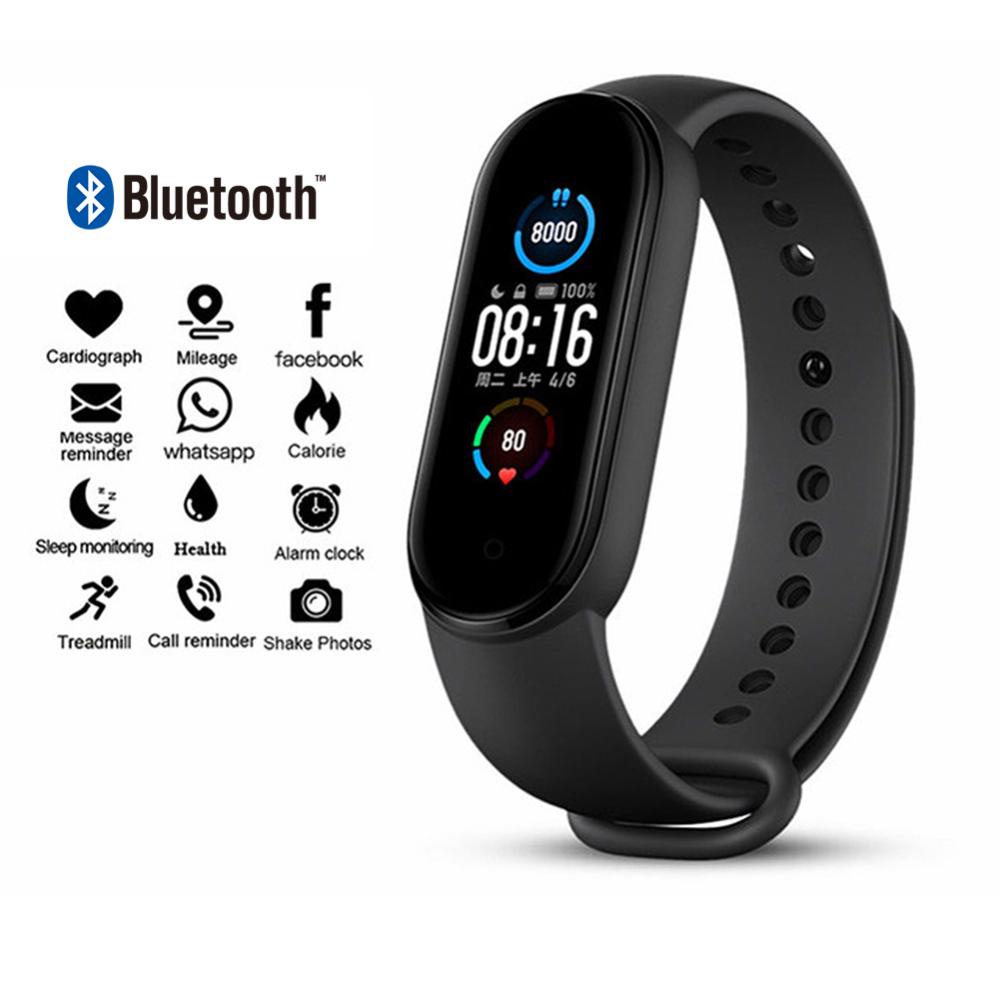 Vòng Đeo Tay Thông Minh DIGIFOUNDER 2021 M5 Theo Dõi Sức Khỏe Kết Nối Bluetooth C5S8