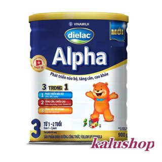 Sữa dielac alpha step 3 - vinamilk - 900g, 1-2 tuổi