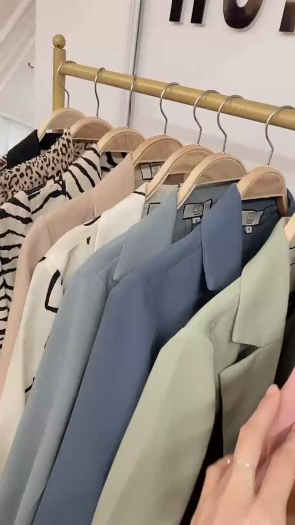 Áo blazer nữ 1 lớp dáng dài tay dài Huien Design thời trang công sở thanh lịch, áo vest nữ Hàn Quốc màu sắc | BigBuy360 - bigbuy360.vn