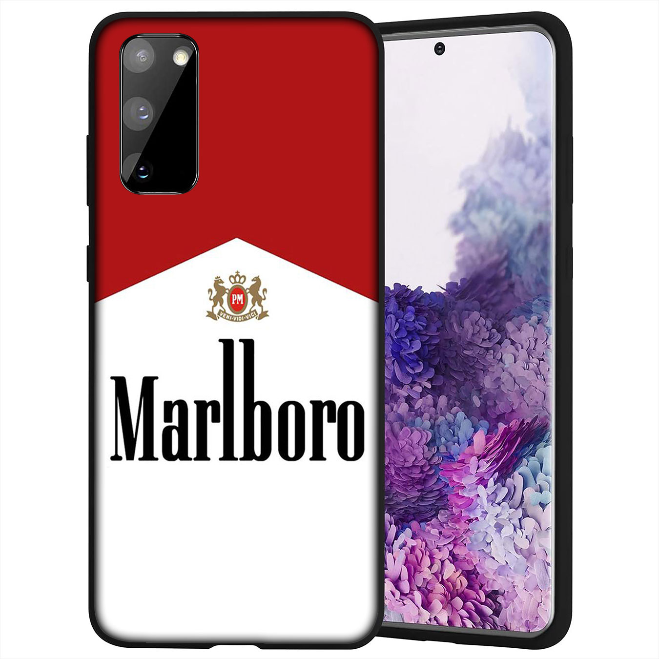 Ốp Điện Thoại Silicon Mềm Hình Marlboro Cho Vivo V20 Se Pro V19 V15 V11 Y55 Y81 Y70 2020 Y55S Y81S Y53 Vivov20