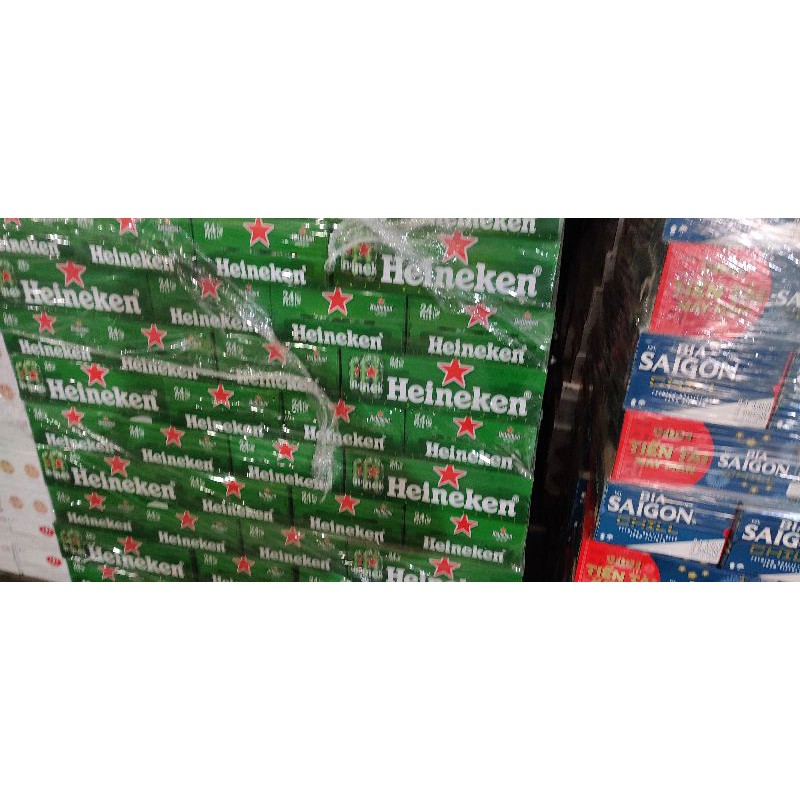 Thùng 24 lon bia heineken lon cao (330ml/lon)[GIÁ KHÔNG LÃI]