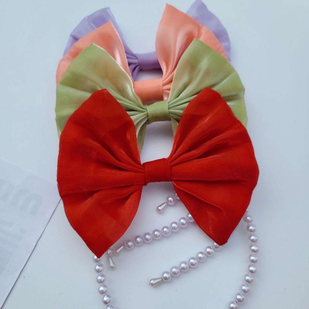 Bộ Voan Nơ Công Chúa Màu Đỏ Cho Bé Gái bé sơ sinh từ 3-15kg