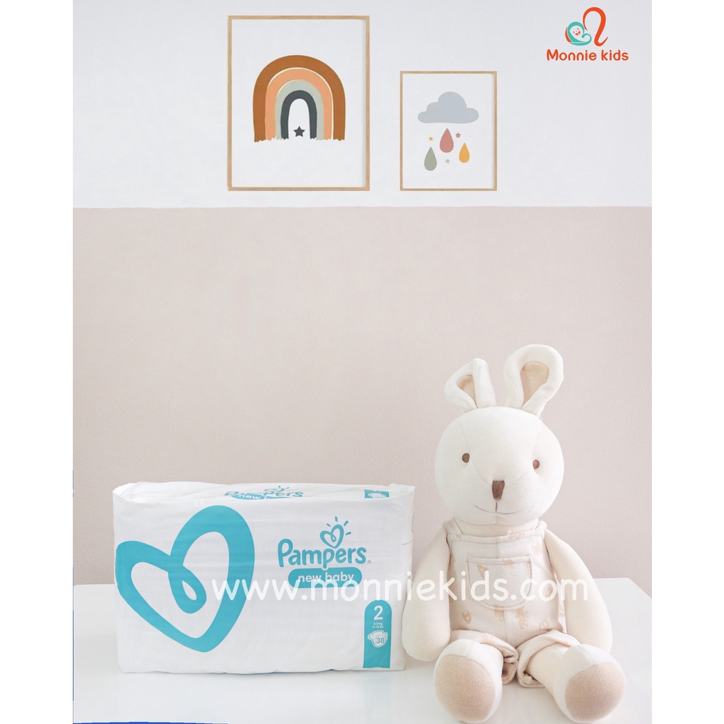 Bỉm PAMPERS UK BABY DRY Cho Bé Số 1-40m/Số 2-38/ Số 3-36