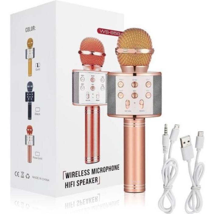 Micro Không Dây BLUETOOTH Tiện Dụng Giá Rẻ WS-858 �Đa Năng