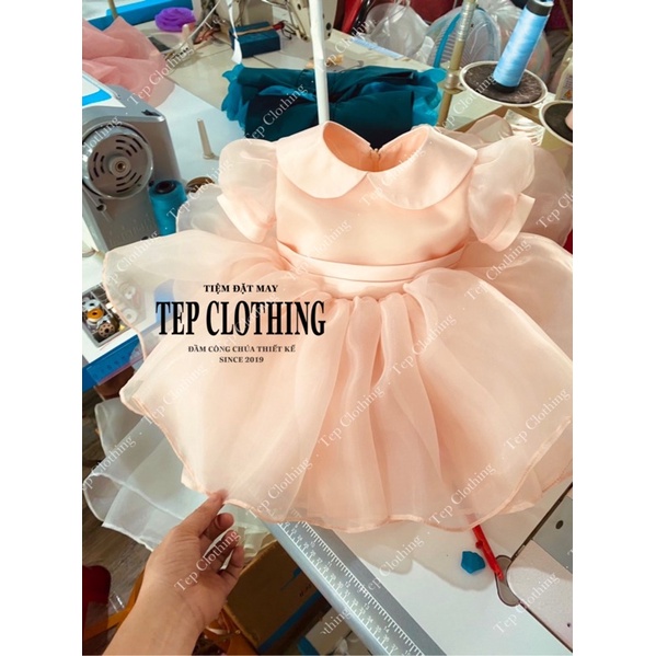 𝐅𝐋𝐎𝐑𝐀 Đầm Công Chúa Thiết Kế Cho Bé Gái by Tep Clothing- Hình Thật