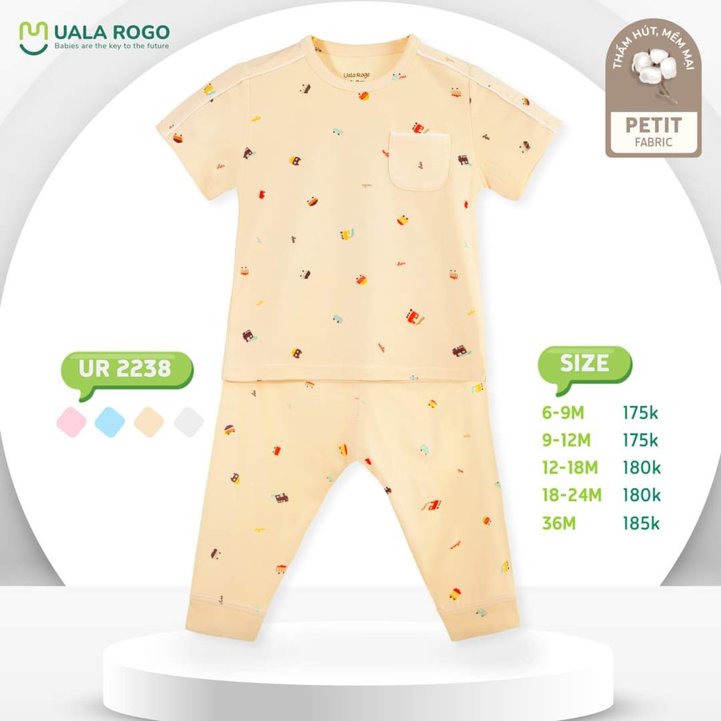 Uala - Bộ dài cộc tay Petit 9m - 36m