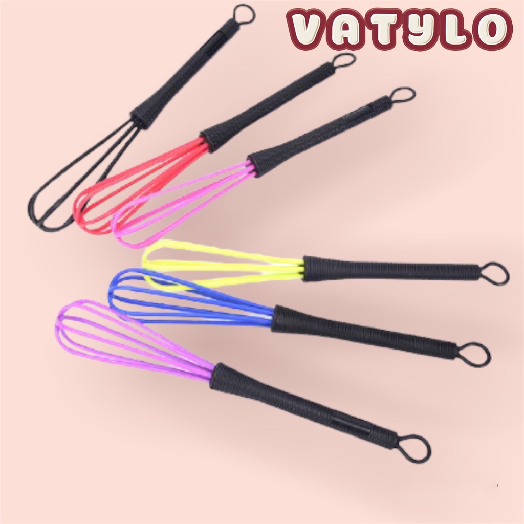 Cây pha thuốc nhuộm tóc / đánh trứng thiết kế nhỏ gọn với màu ngẫu nhiên tiện lợi DC33