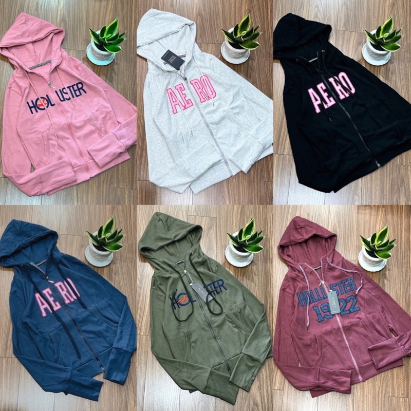 Áo khoác thun gân thêu chữ xỏ ngón ( kèm túi trong )