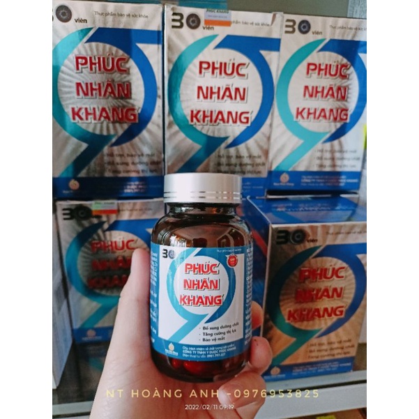 Viên uống bổ mắt Phúc Nhãn Khang hộp 30 viên