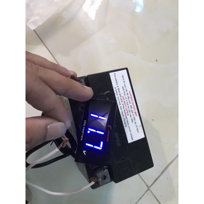 Đồng Hồ Báo Vôn Riroma Gắn Các Loại Xe