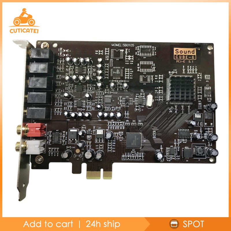 Card Âm Thanh 5.1 Pci-E Sáng Tạo Cho Gigabit Ethernet Máy Tính