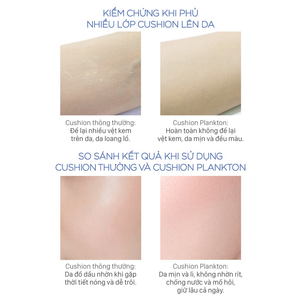 [Date 10/2021] Phấn nước dạng lì Baby Bright White Plankton Matte Cushion SPF50 PA+++ 15g | BigBuy360 - bigbuy360.vn